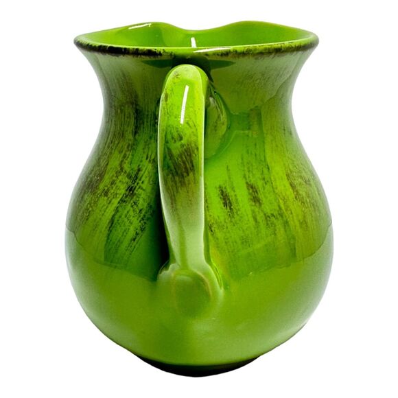 MCM De Silva Ceramiche Italian Vibrant Green Pitcher - Picture 3 of 9